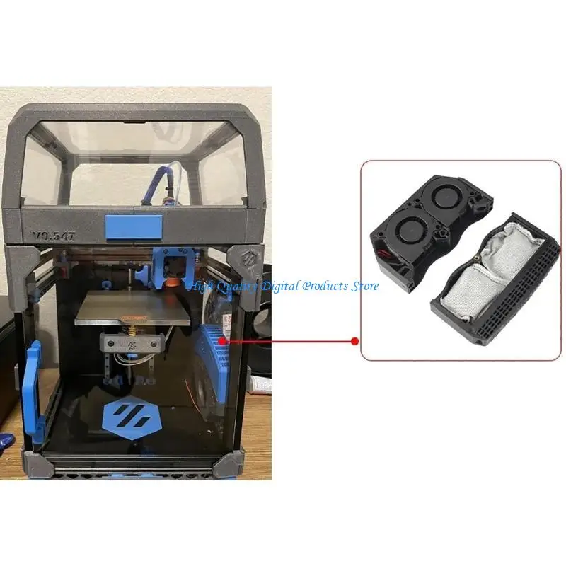 

U2JE Nevermore Activated Carbon Filters for VORON2.4,VORON Switchwire,VORON1.8 Printer Easy IInstallation Part