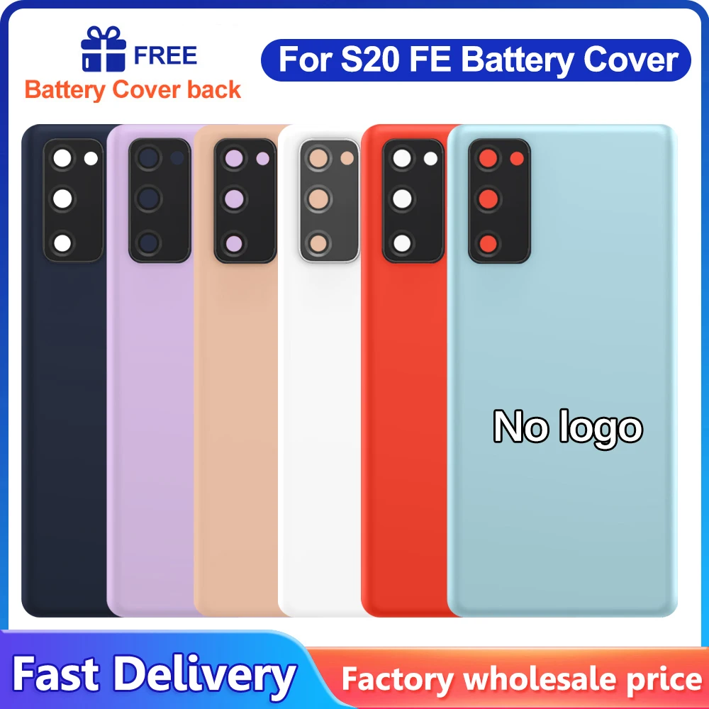 Back Cover Battery Cover Case Replacement for Samsung S20FE 5G SM-G7810 G781U G781E/DS G781B G781 Back Cover Repair Parts Door
