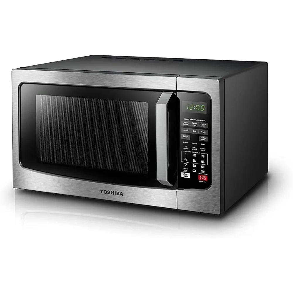 TOSHIBA EM131A5C-SS Countertop Microwave Oven, 1.2 Cu Ft with 12.4