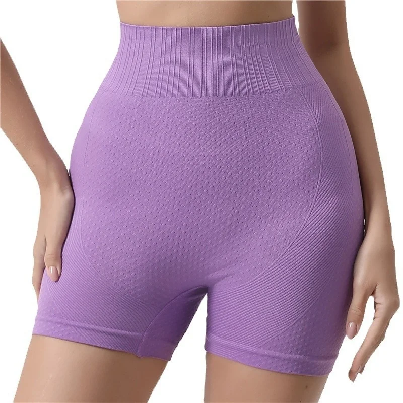 Yoga Shorts Comfort Women Detail Bright Gym Workout Stretchy Basic Running Modal Athletic Sport Breathable Elastic Side Print GF