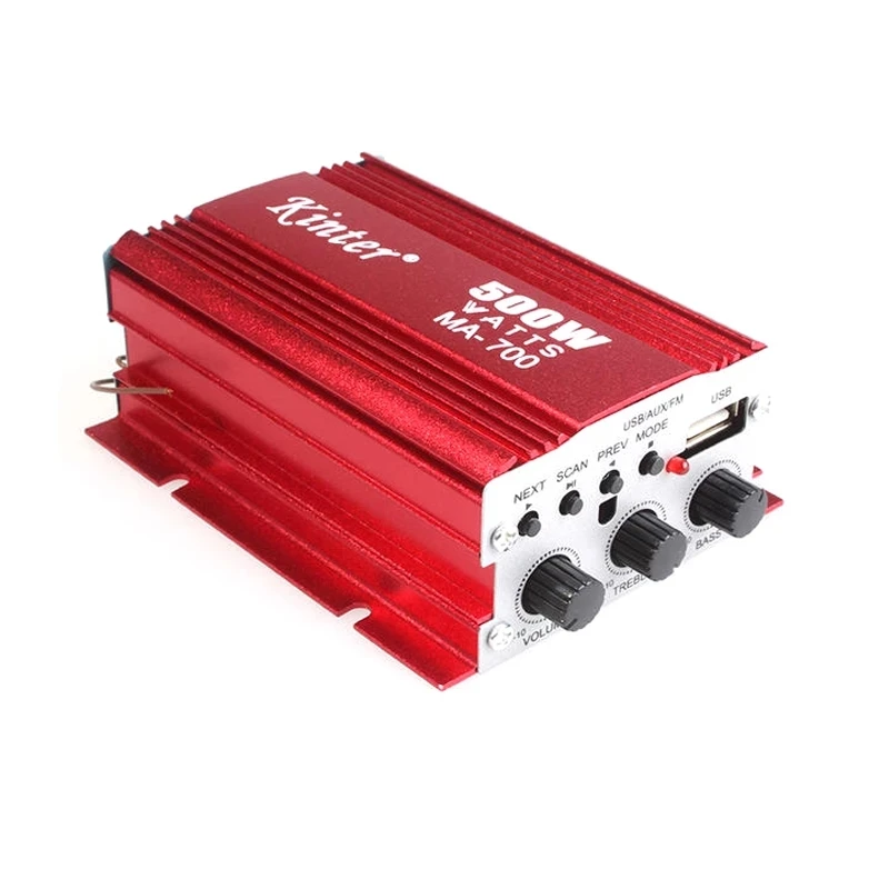 

Kinter MA700 12V Car Small Amplifier High-power USB Card Reader Radio Amplifier Audio