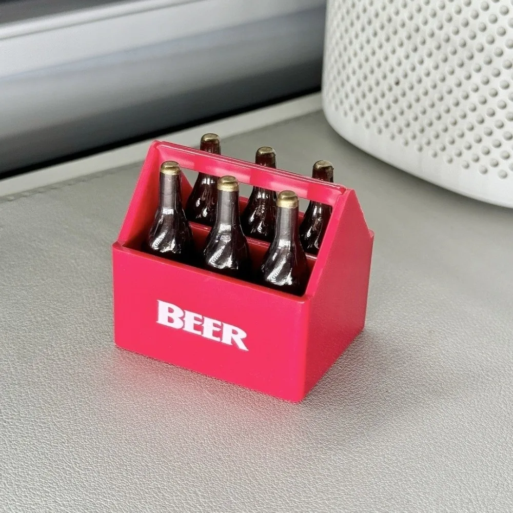 Plastic Bottle Opener Creative Portable Beer Box Shape Beverage Opener Dozen Of Beer Box Shape Magnetic Refrigerator Sticker Bar