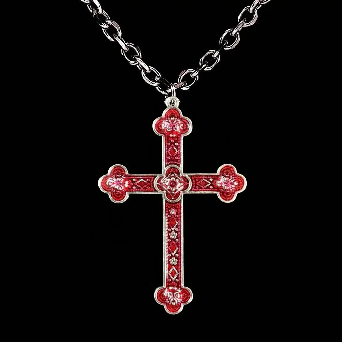 Gothic Dark Red Cro… - image