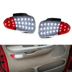 1 Pair LED Interior Door Panel Courtesy Lamp For 1997-2004 F150 F250 Light Duty Car Accessories