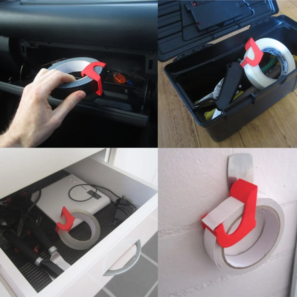 Roller Tape Cutter Sealing Tape Holder Manual Packing Plastic Sealing Packer Tape Dispenser Packaging Parcel 24mm Width Tool