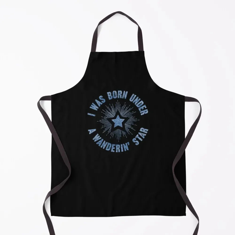 

Wanderin' Star Apron Household Items Useful Kitchen Front Apron