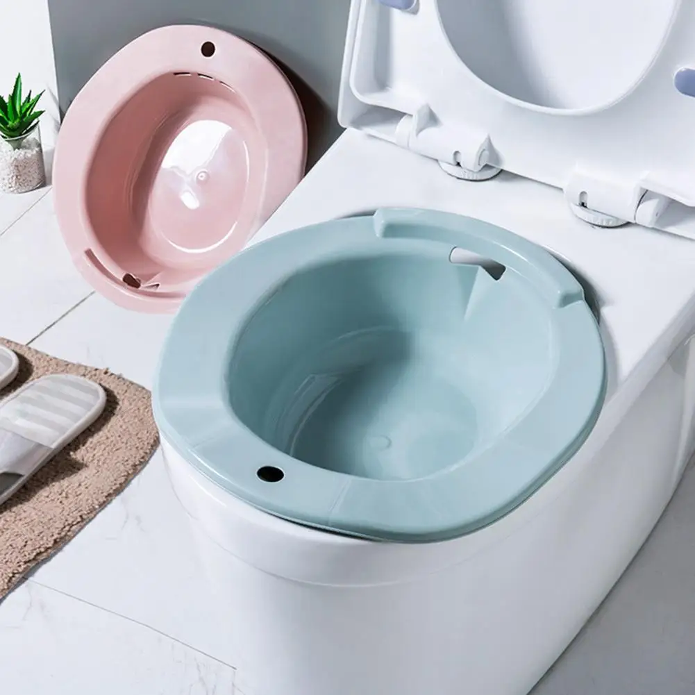 Toilet Bidet with Contoured Heat-resistant Bidet Heat-resistant Wide Edge Bidet for Bathroom for Hemorrhoids Elderly Pregnant