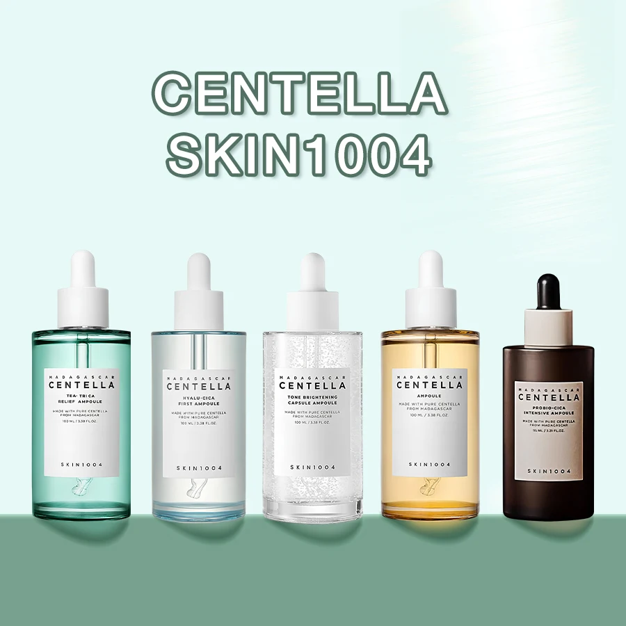 SKIN1004 Madagascar Centella Asiatica ampolla esencia hidratante Facial brillo mejora acné productos para el cuidado de la piel