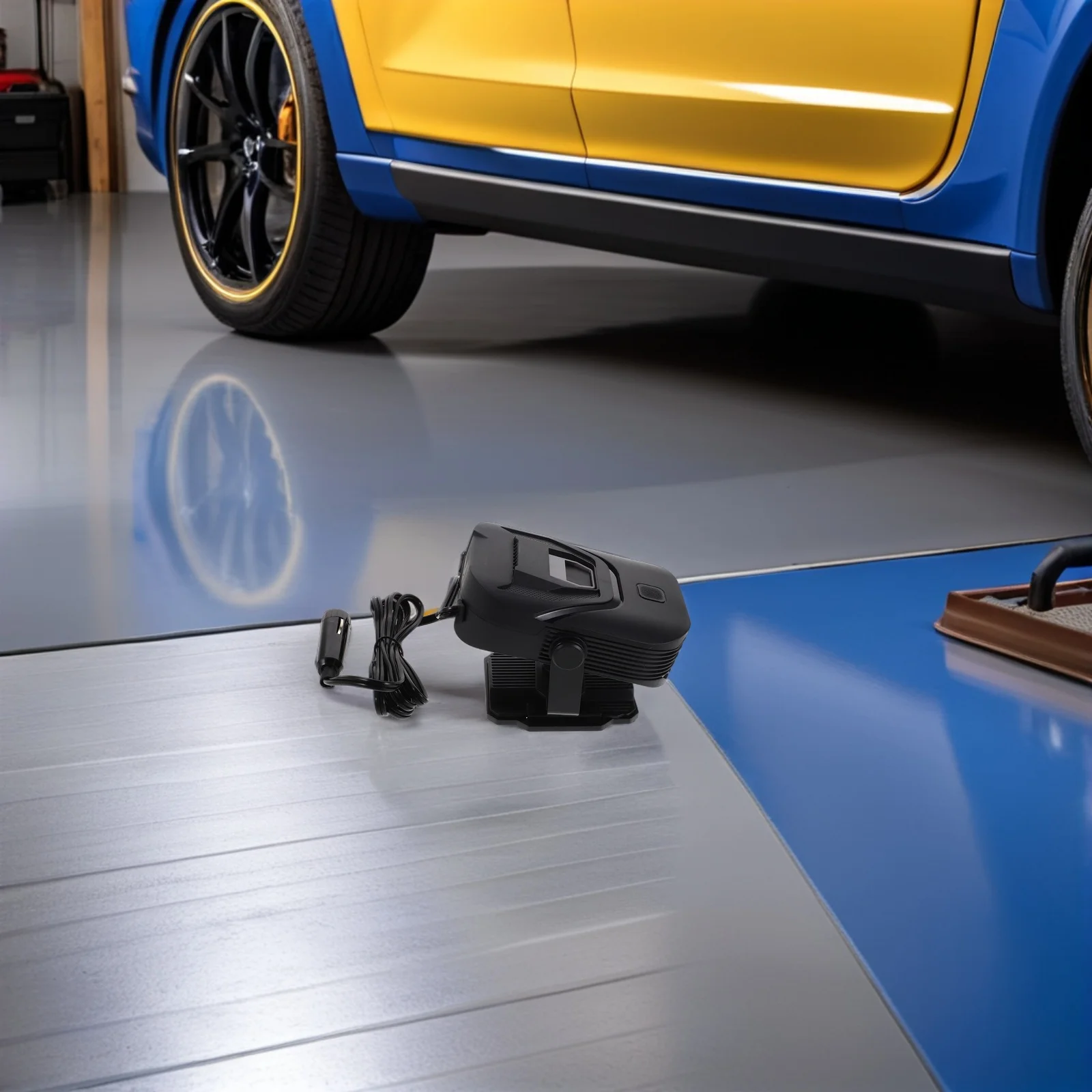 

Portable Car Heater Defroster Black Silver Fast Heating Cooling Fan Windshield Warmer Universal Auto Vehicle Truck Suv