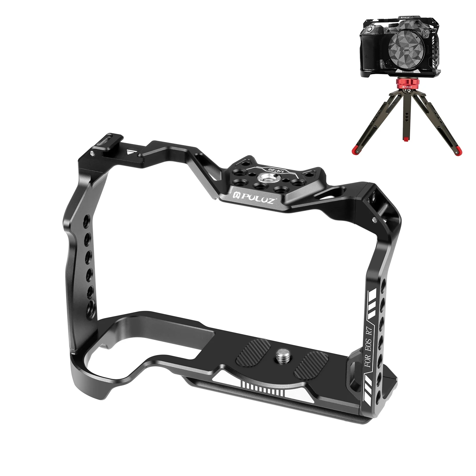 PULUZ Metal Camera Cage Stabilizer Rig For Canon EOS R7