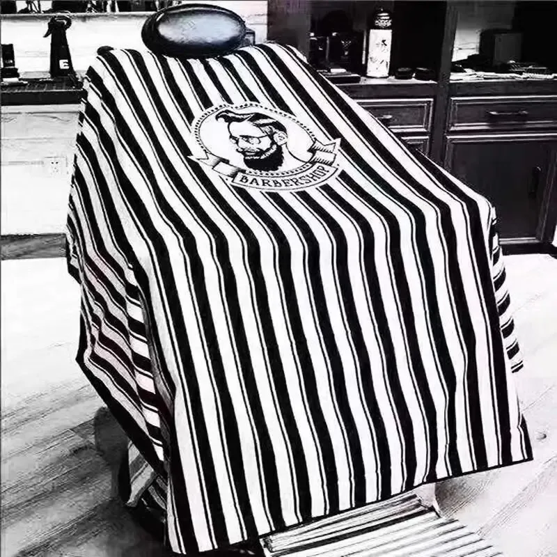Retro Anti-static Haircut Cloth Adjustable Waterproof Hairdresser Coats Barber Comfortable Breathable Hairdressing Supplies