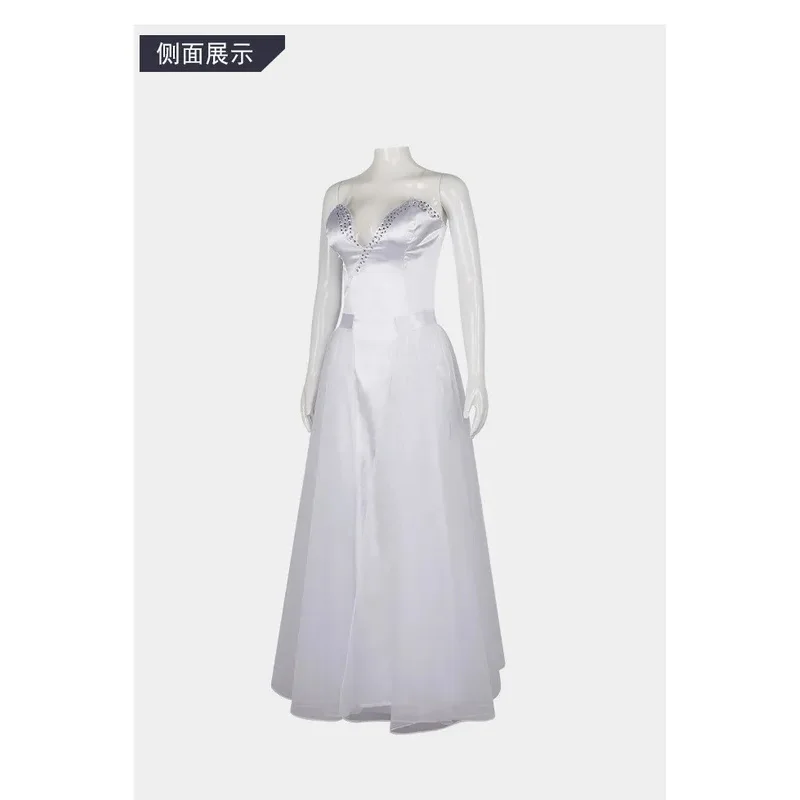 

Anime Witch Glinda Cosplay Wedding Clothing Costume Women Roleplay Fancy Dress Up Party Disguise Performance Wear