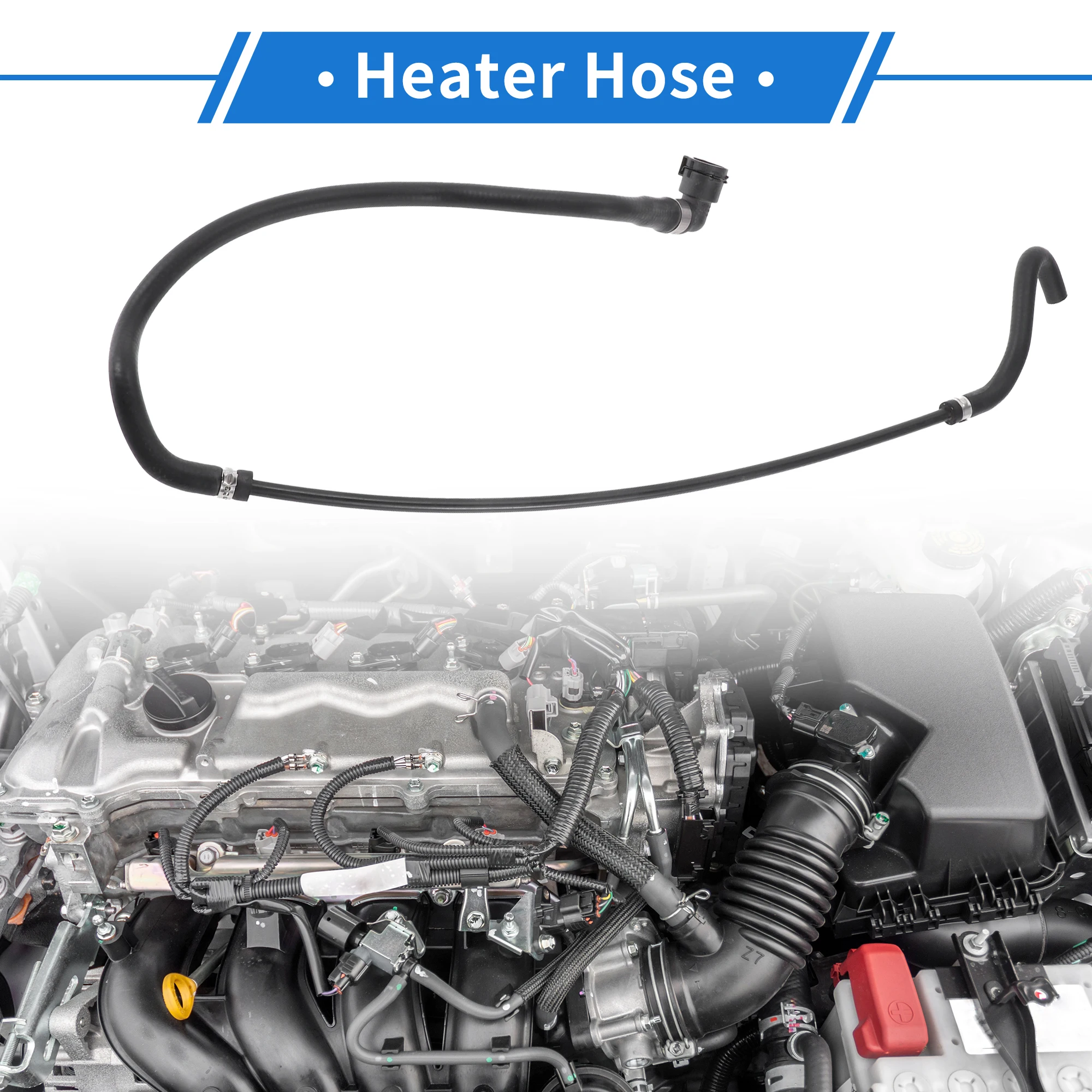 

UXCELL 1 шт. шланг нагревателя для BMW 750i 750Li 2006-2008 хорошая уплотнительная резиновая черная вентиляционная шланг двигателя