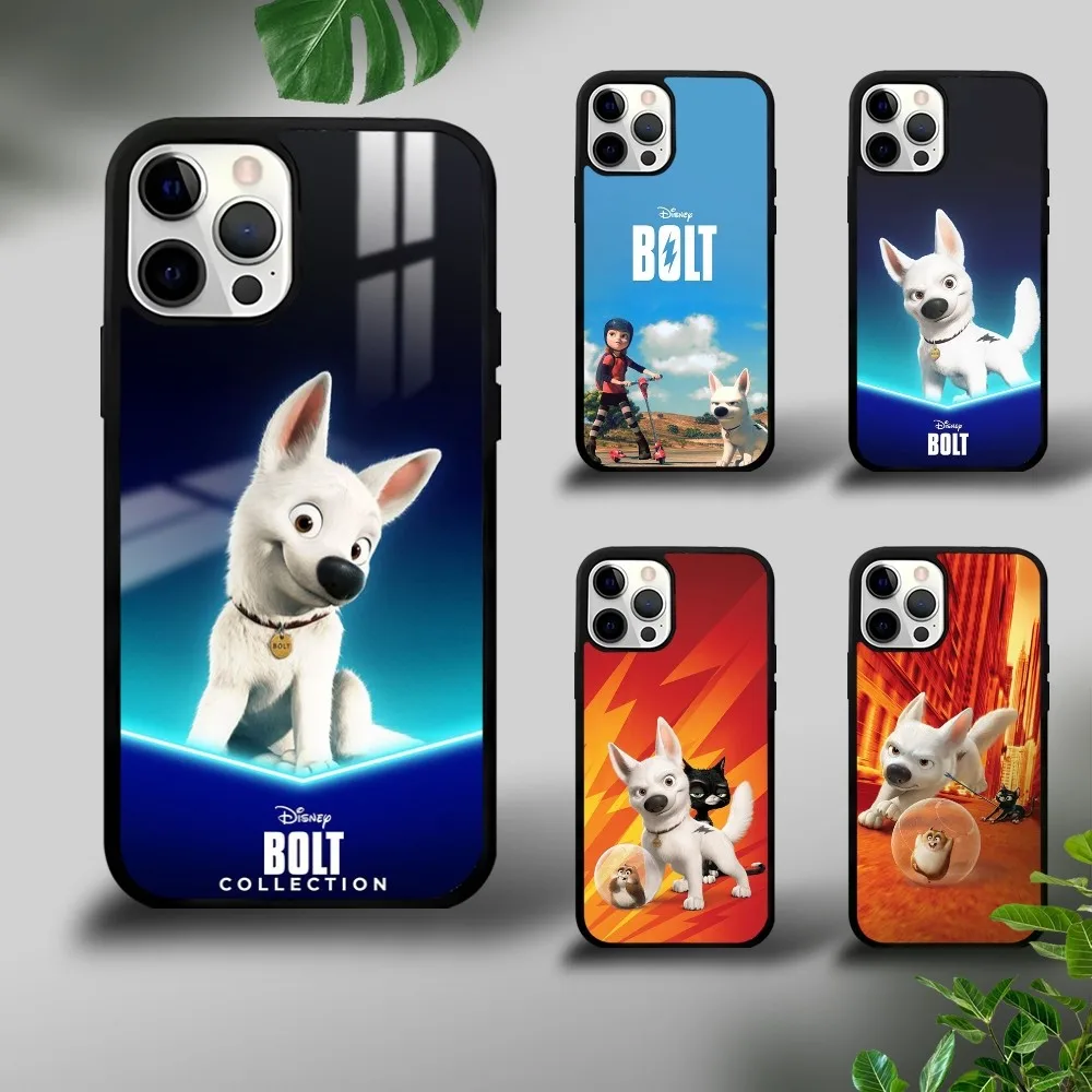 Cute Cartoon Bolt Phone Case For iPhone 16 15 14 13 12 11 Pro Xs Max Mini Plus Celulares Hard Funda