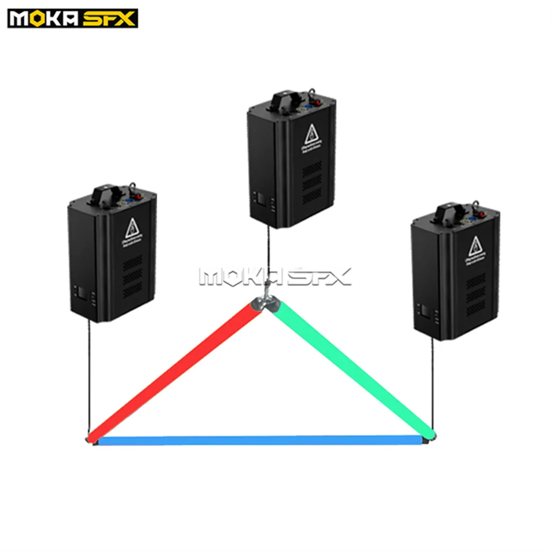 MOKA SFX 10pcs/Lot LED Lifting Tube Stage Light DMX Control Up Down 3D Bar Light Lift for Nighclub Winch Machine Stage Effect