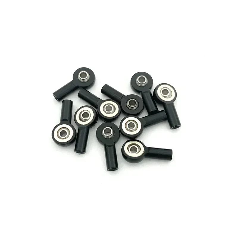 10PCS Tirante Estremità M2 Estremità Asta di Collegamento Testa A Sfera Adattatore Comune per RC Auto Crawler HSP ASSIALE Tamiya Barca Aereo Modello di Elicottero