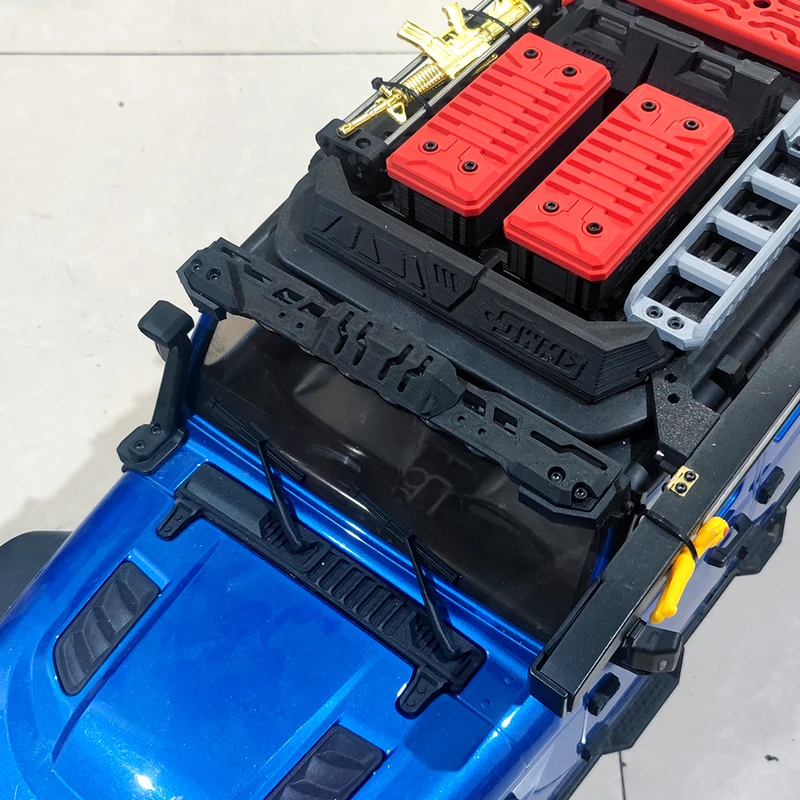 RLAARLO JK07 1/7 Piastra di protezione faretto per camion cingolato Accessori per parti di modifica e aggiornamento per auto Rc