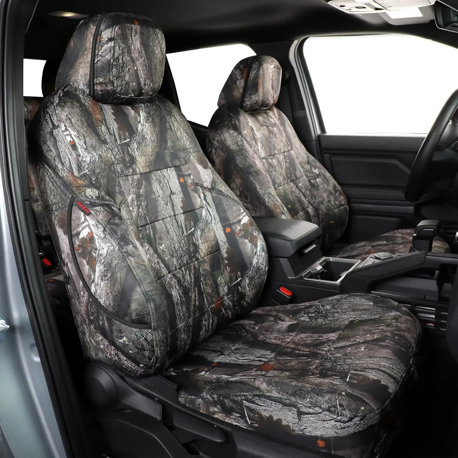 

EKR Tacoma Car Seat Covers Custom Fit for Toyota Tacoma (Petrol/Hybrid) 2024 2025 2026 DoubleCab/CrewCab SR/SR5/TRD Sport/TRD Off-Road/Limited Truck Seat Covers Full Set Camouflage Universal Seat Covers