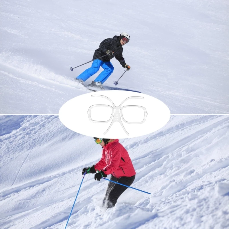 نظارات التزلج وصفة طبية إدراج محول كليب 140 مللي متر قابل للتعديل للتزلج على الجليد نظارات الرياضة نظارات التزلج الملحقات