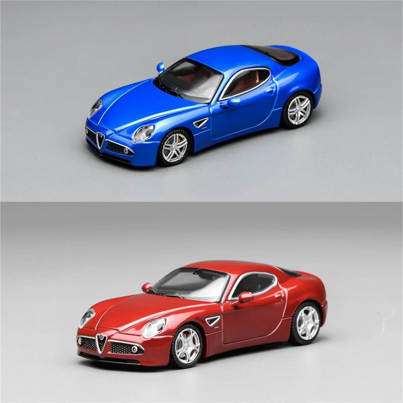 

(Предзаказ) MOTORHELIX 1:64 Alfa Romeo 8C Competizione 2008, литая под давлением модель коллекционной машины