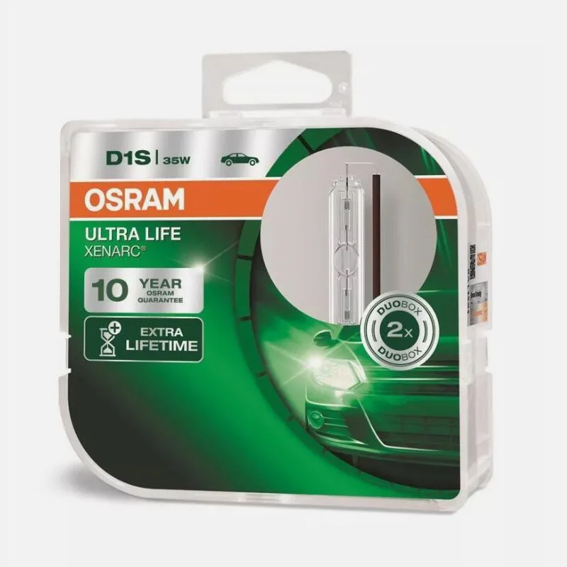 Free Shipping 1 Pair Osram D1S D2S D3S D4S ULTRA LIFE XENARC HID Xenon Gas Long Life Bulbs 10 YEAR GUARANTEE MADE IN GERMANY