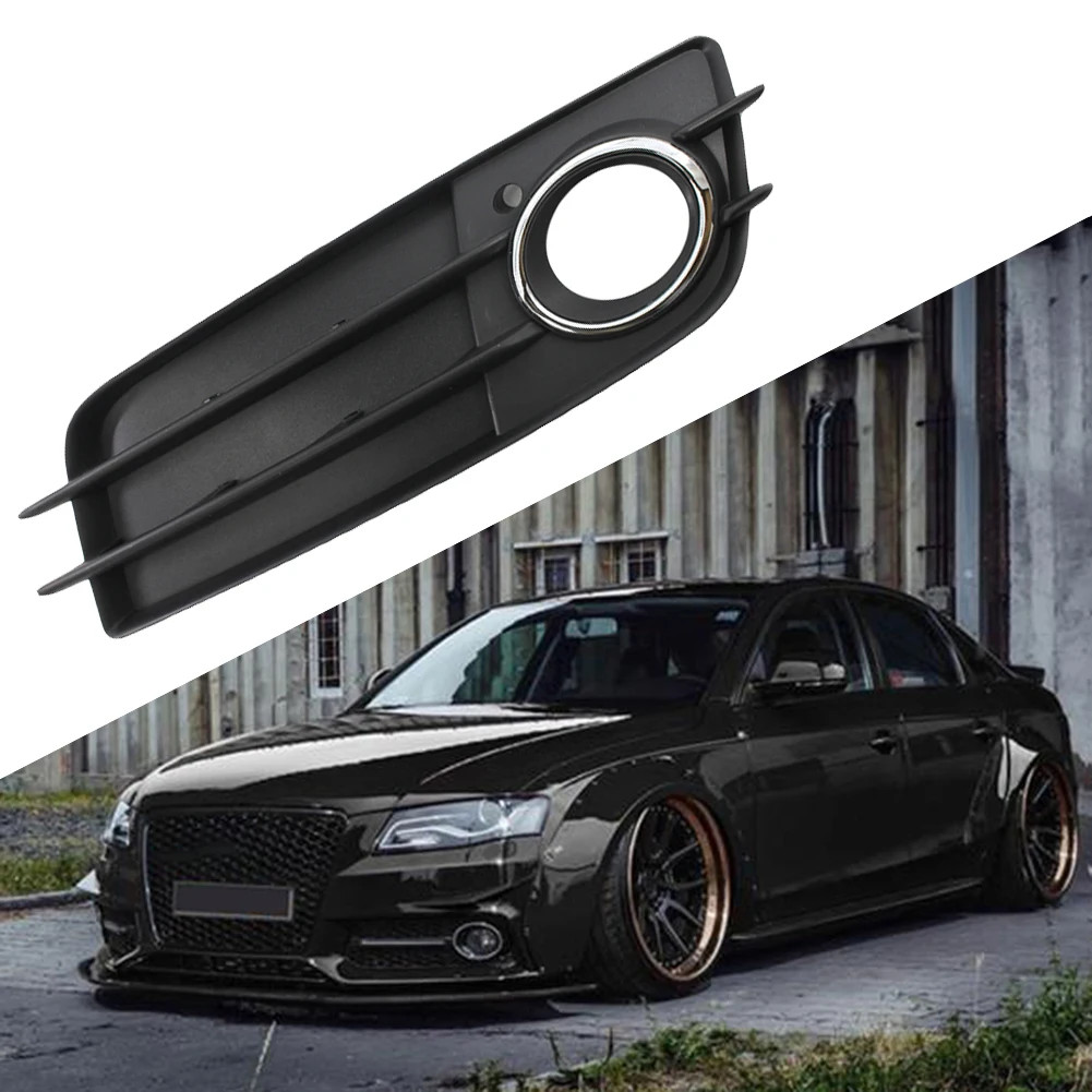 

Car Front Bumper Lamp Trim Cover Grill Left Right Fog Light Lamp Grille Styling For Audi S4 A4-Sline B8 8K0807682C 8K0807681