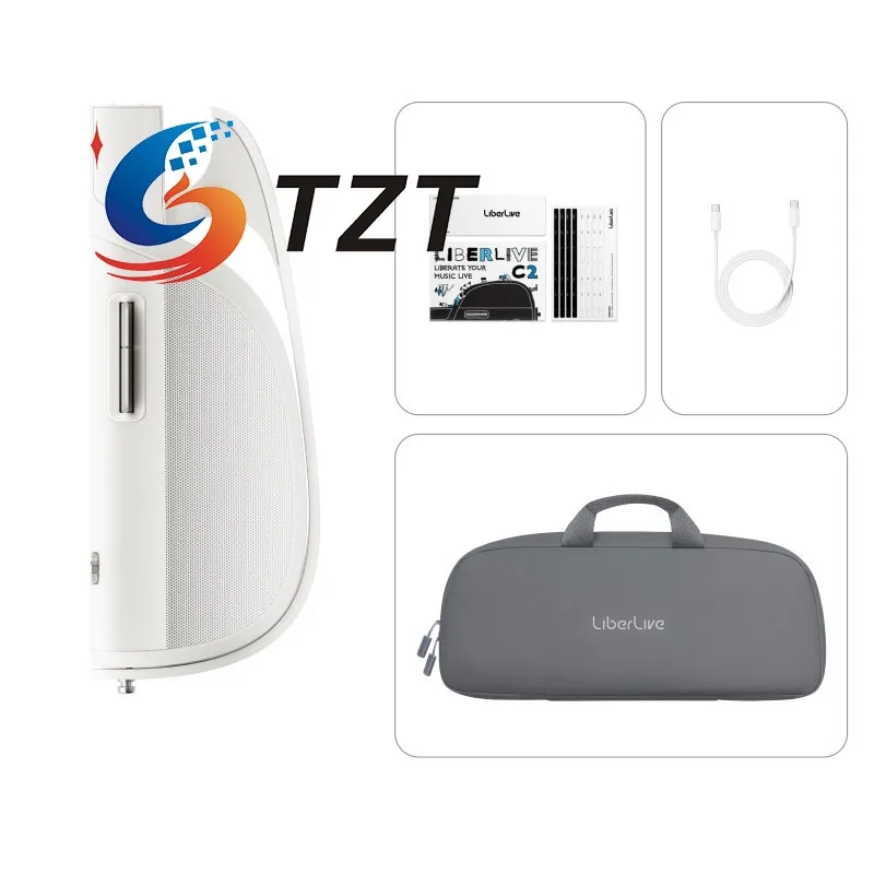 

TZT LiberLiveC2 Stringless Guitar Fusion Accompaniment Intelligent Foldable Electric Guitar Support 3.5mm/6.35mm/Type-C Output