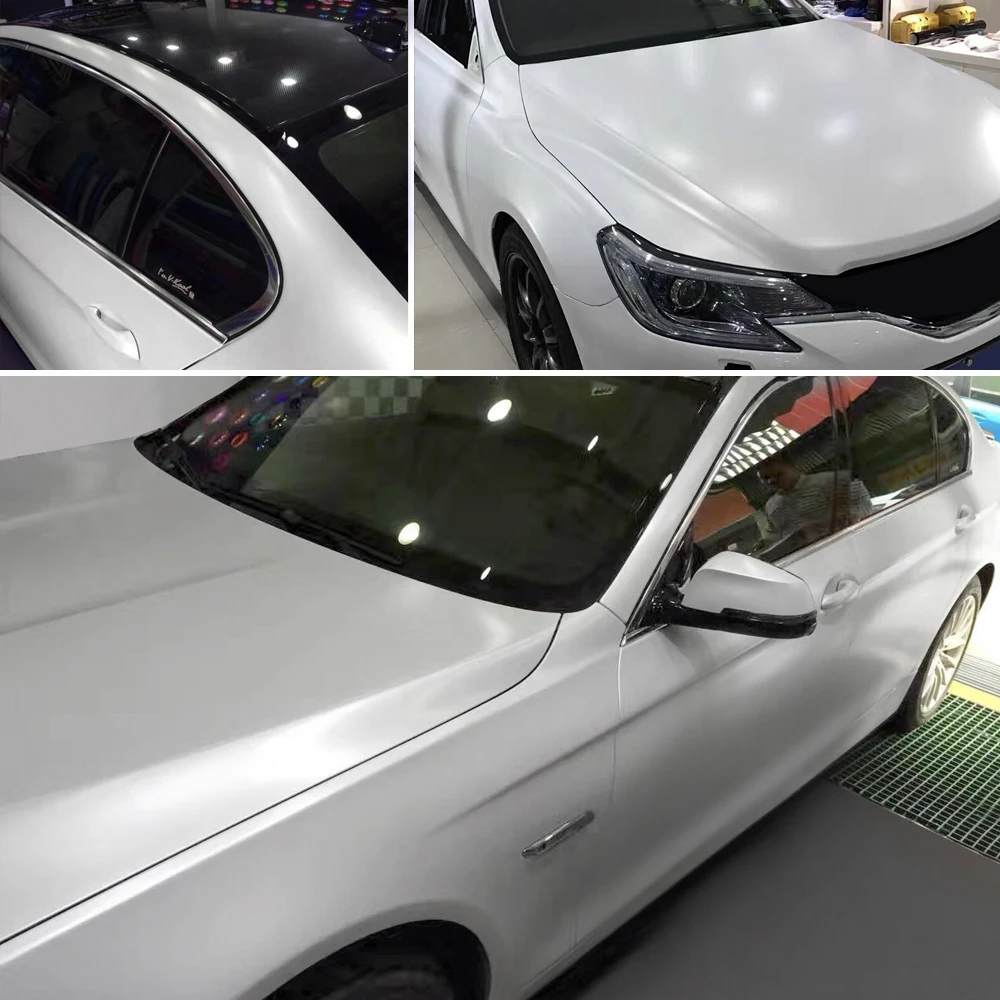 ماتي الساتان كروم الفينيل التفاف فيلم ملصقات الشارات 152*10/20 سنتيمتر تصفيف السيارة الأفلام الواقية الزخرفية ل اكسسوارات السيارات