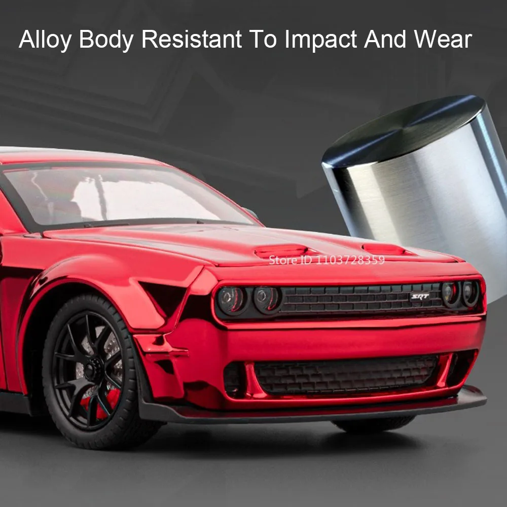 1:24 Hellcat LP770-4 Sports Car Model Toys Metal Diecast Sound Light Pull Back Doors Opened Shock Absorption for Children Gifts