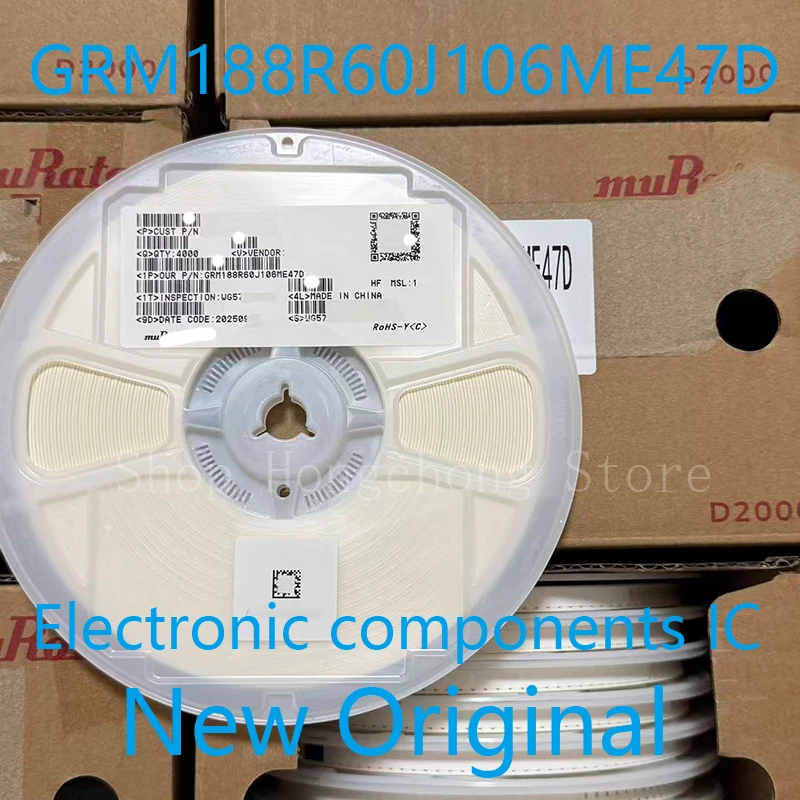 New GRM188R60J106ME…