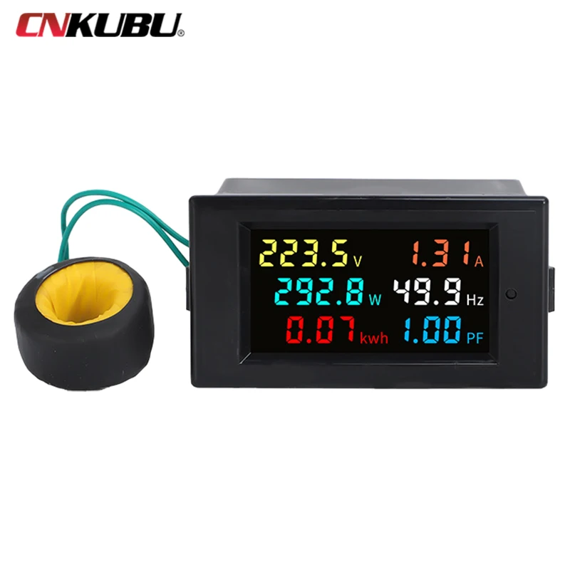 D69-2058 Six-Display Meter LCD Household Energy Meter Power Tester Intelligent Meter Digital Voltage and Current High-Precision