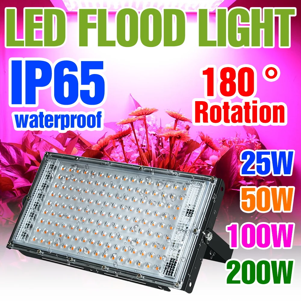 200W Full Spectrum LED Grow Light Indoor Hydroponic Planting Box Fill Lamp Greenhouse Tent Flower Seedings Cultivation Lighting