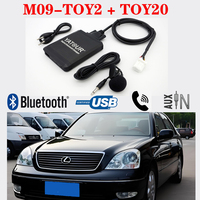 Hi-fi Yatour Bluetooth for Lexus radio 20pin LS430 2001-2003 Qualcomm Hi-fi Bluetooth USB digital music adapter