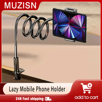 Lazy Holder Spiral Base Bed Top Lazy Artifact Bedhead Phone Tablet Stand for iPad 11 Air Redmi Pad Pro Galaxy Tab Bedside Mount