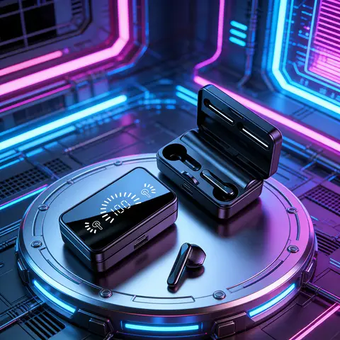 TWS Bluetooth-Compatible Earphones Stereo Sport Headset Waterproof Wireless Headphone  Earbuds for all smartphones