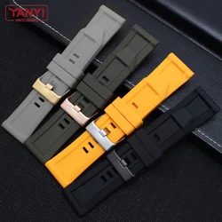 Silicone Rubber Bracelet watch band 26mm for diesel DZ4496 DZ4427 DZ4487 DZ4323 DZ4318 DZ4305 watchband mens watches strap