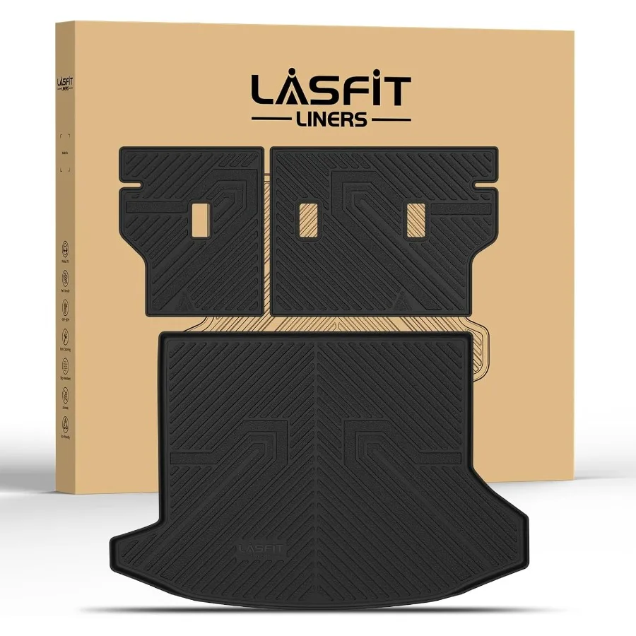 

AllWeather TPE Custom Fit Cargo Mat Trunk Liner with Backrest Mat for Chevrolet Chevy Equinox and GMC Terrain 20252026 Models D