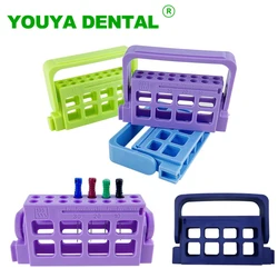 Portadocumenti Endo dentale 16 fori odontoiatria supporto per trapano endodontico Root Canal File Block Organizer sterilizzazione disinfezione