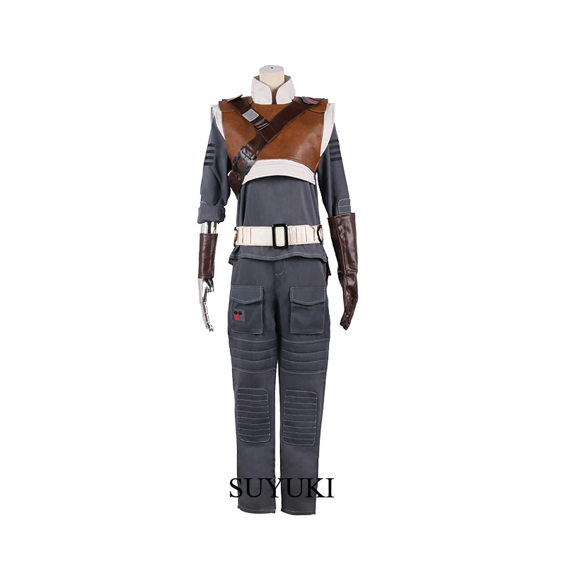 

Combat Clothing StarWarn Jedi Fallen Order Cal Kestis Cosplay Costume Halloween Party Costumes Super Men Battle Suit