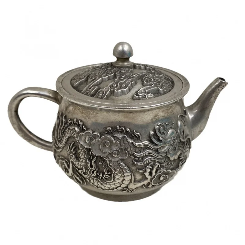 Antique DistMurcia-Pot en cuivre avec poignée dragon et phénix, décoration de la maison créative, collection de films et de téléviseurs