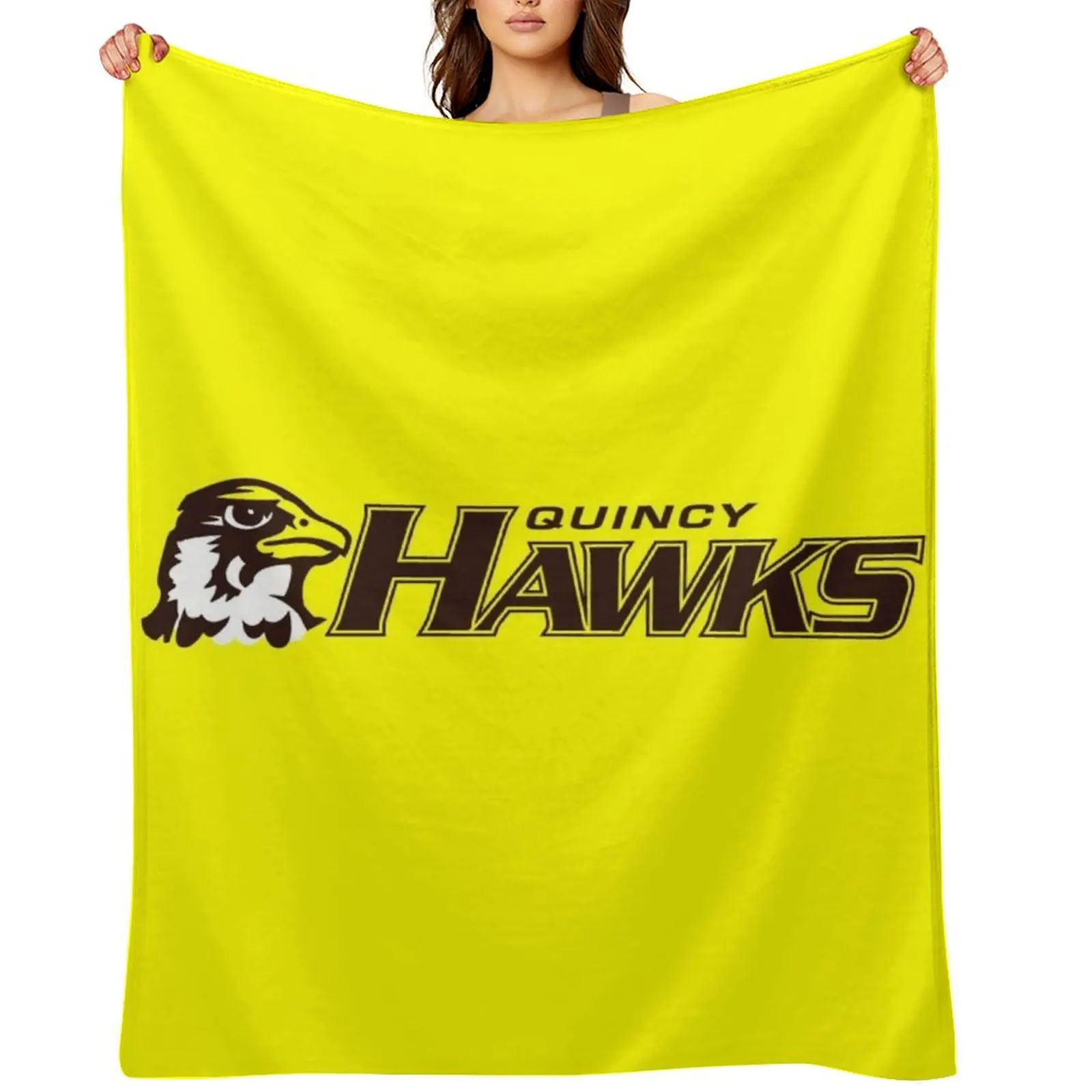 

Quincy University Throw Blanket Winter beds Sofas Thin Bed Fashionable Blankets