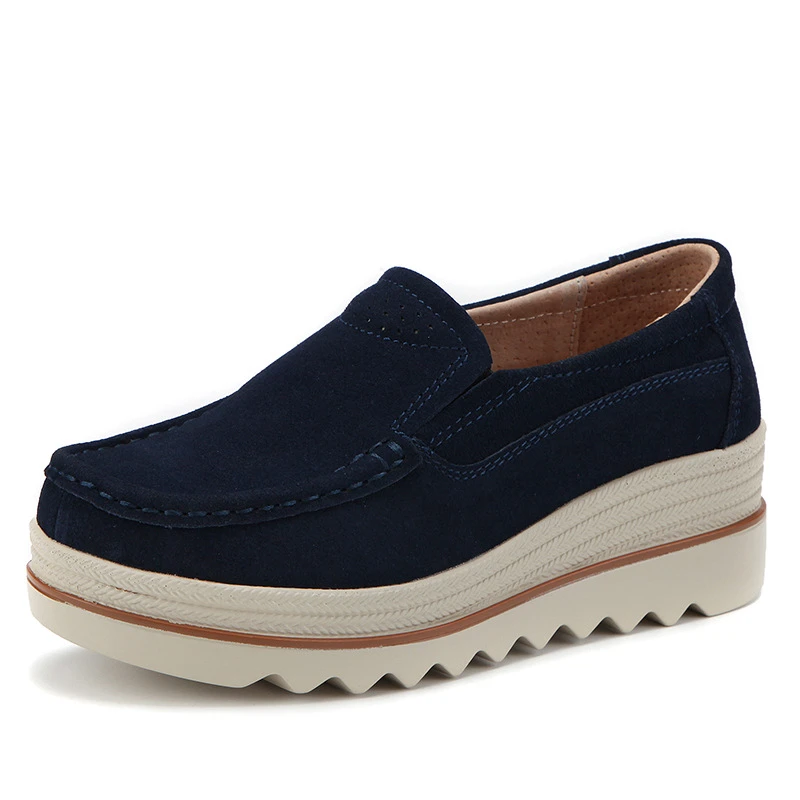 Travel Style One-Legged Women's Rocking Shoes Mother Shoes Wedge Women's Shoes Lazy Shoes Outdoor Casual Comfortable Shoes