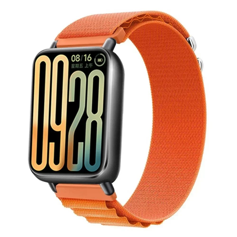 Alpine Nylonarmband für Redmi Watch 4/5, bequemes, atmungsaktives Zubehör-Armband, Xiaomi Mi Band 8 Pro/9 Pro-Armband, Correa