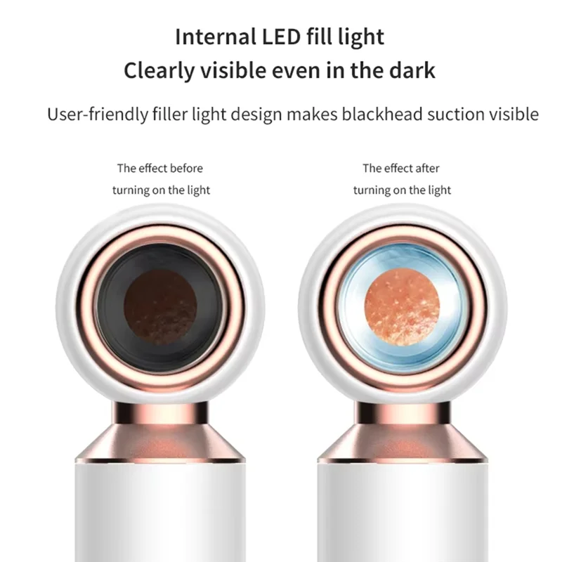 A76G-أداة إزالة الرؤوس السوداء الكهربائية القابلة لإعادة الشحن عبر USB لإزالة الرؤوس السوداء للرجال والنساء