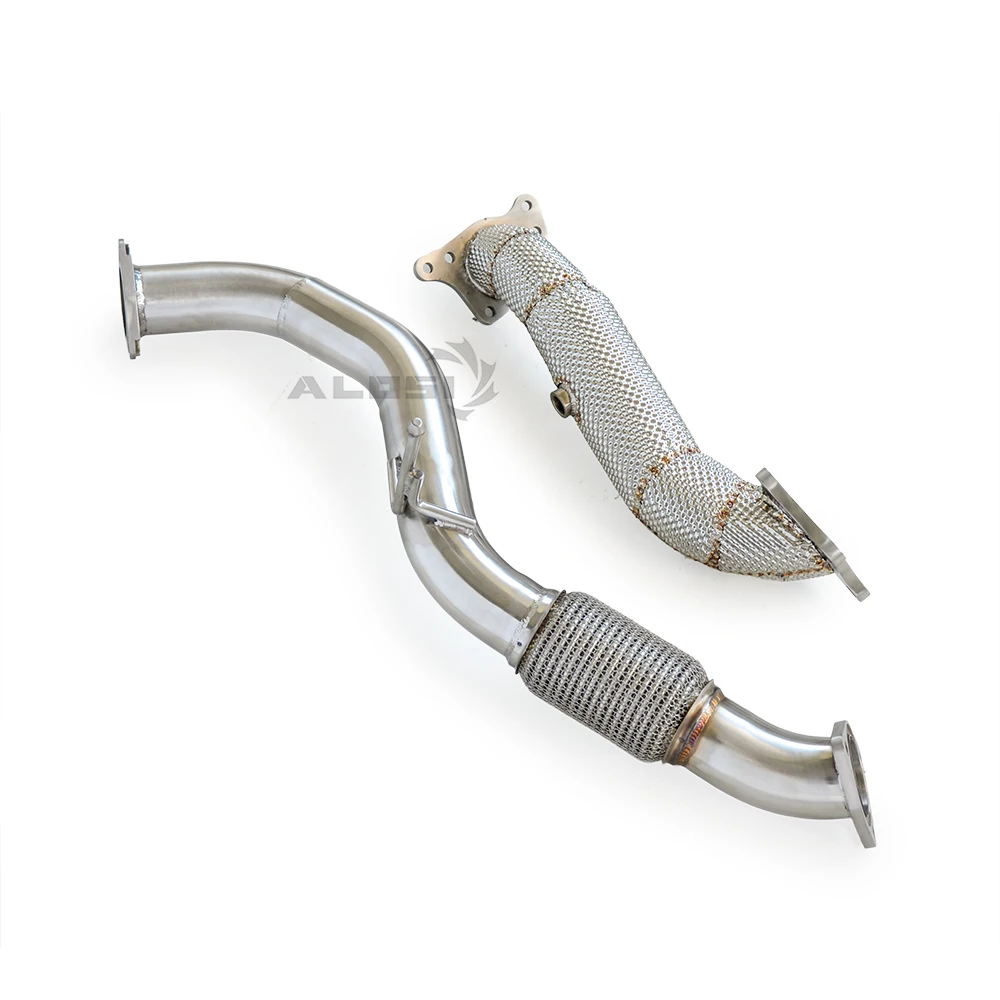 لهوندا سيفيك الجيل العاشر 1.5T 2016-2019 مع ماسورة العادم المعزولة ومصدر العادم عالي الأداء #2