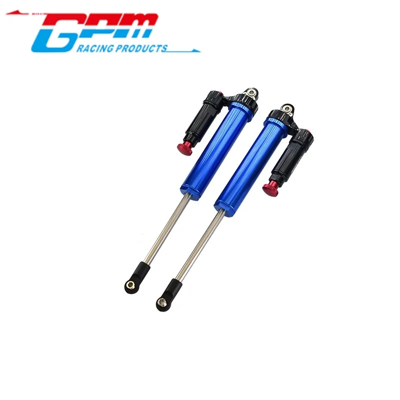 GPM UDR160RX/LN ALUMINUM 6061-T6 FRONT L-SHAPE PIGGY BACK (BUILT-IN PISTON) INTERNAL DAMPER 160MM FOR TRAXXAS 1/7 UNLIMITED DESE