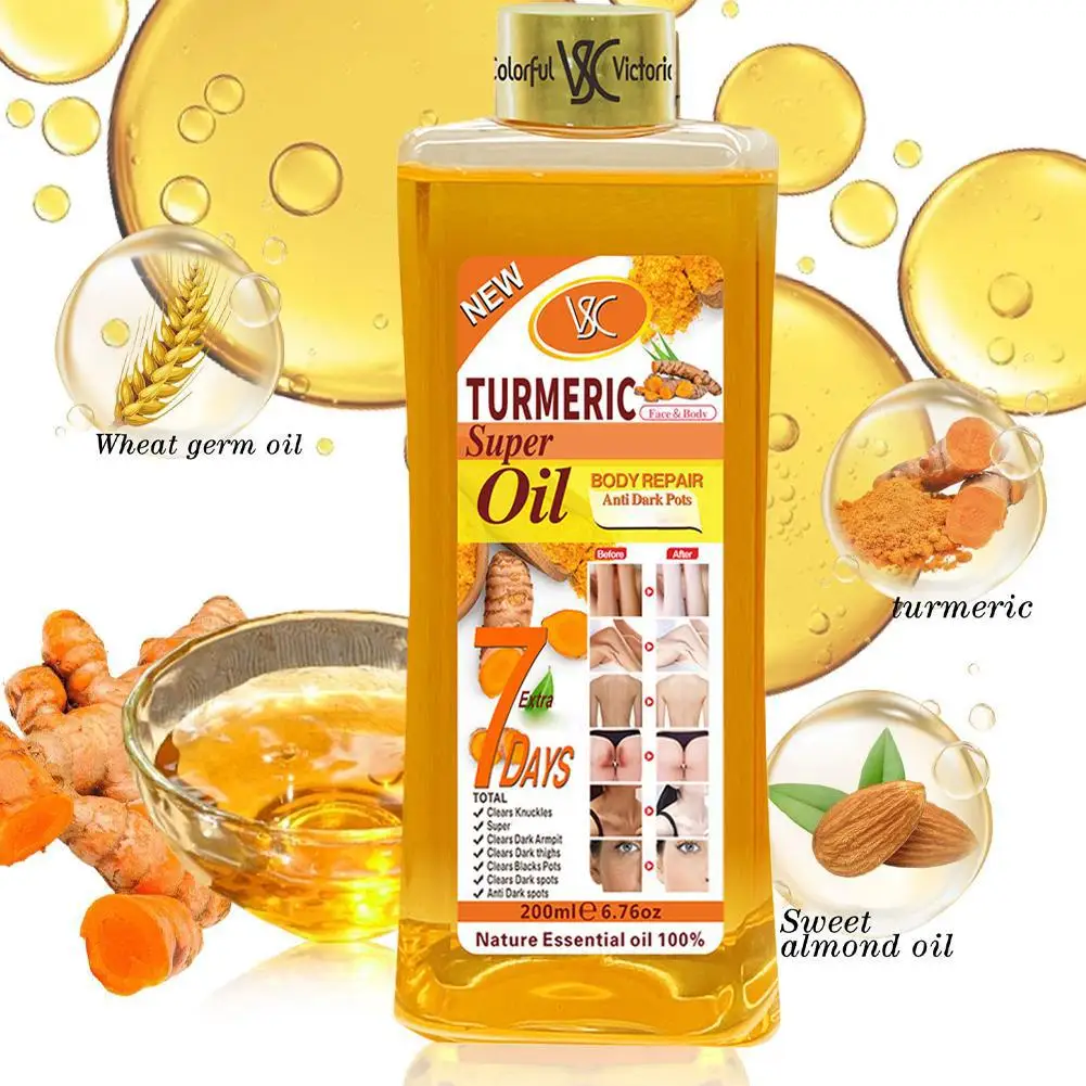 

Turmeric Oil Essential Oil Nourishing Smoothing Face Body Serum Oil Ginger Deep Hydration Moisturizer Moisturizer Skin Care