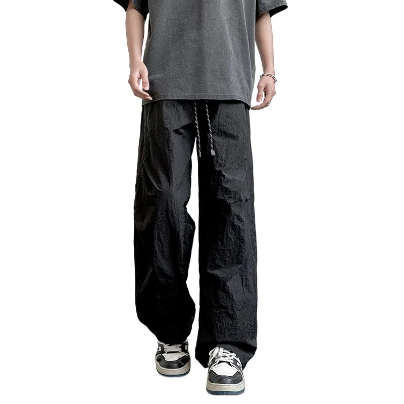 

Повседневные брюки, американские десантники для мальчиков, весна-лето 2024, новые модные брендовые прямые свободные универсальные брюки, рабочие брюки