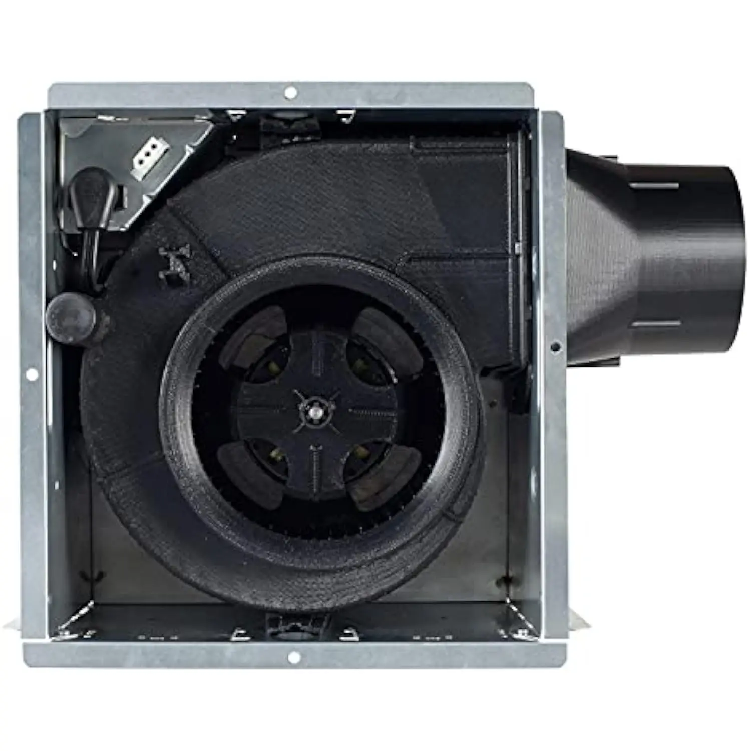 Broan-Nutone AE80BL พัดลมความเร็วเดียวซีรีส์ InVent พร้อมไฟ LED พัดลมดูดอากาศในห้องน้ําติดตั้งข้างเพดาน พลังงาน