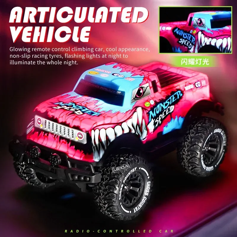 

Luminous Mini Car Toys RTR Remote Control Toys RC Car with Light 1:20 Scale Off-road Radio-controlled Truck for Kids ﻿ ﻿ ﻿